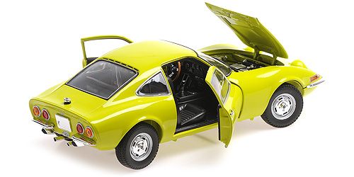 Opel GT 1970 yellow 1:18 Minichamps 
