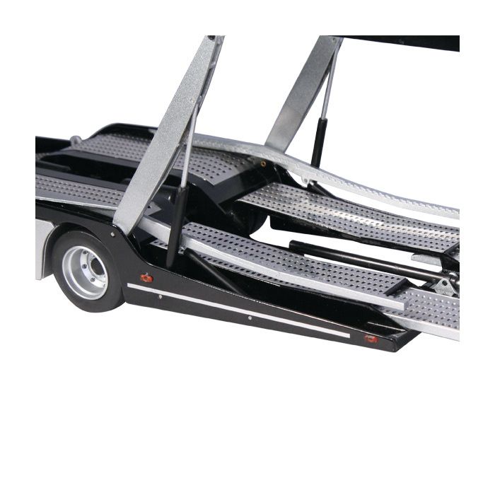 Mercedes-Benz Actros + Lohr car transporter black 1:18 NZG