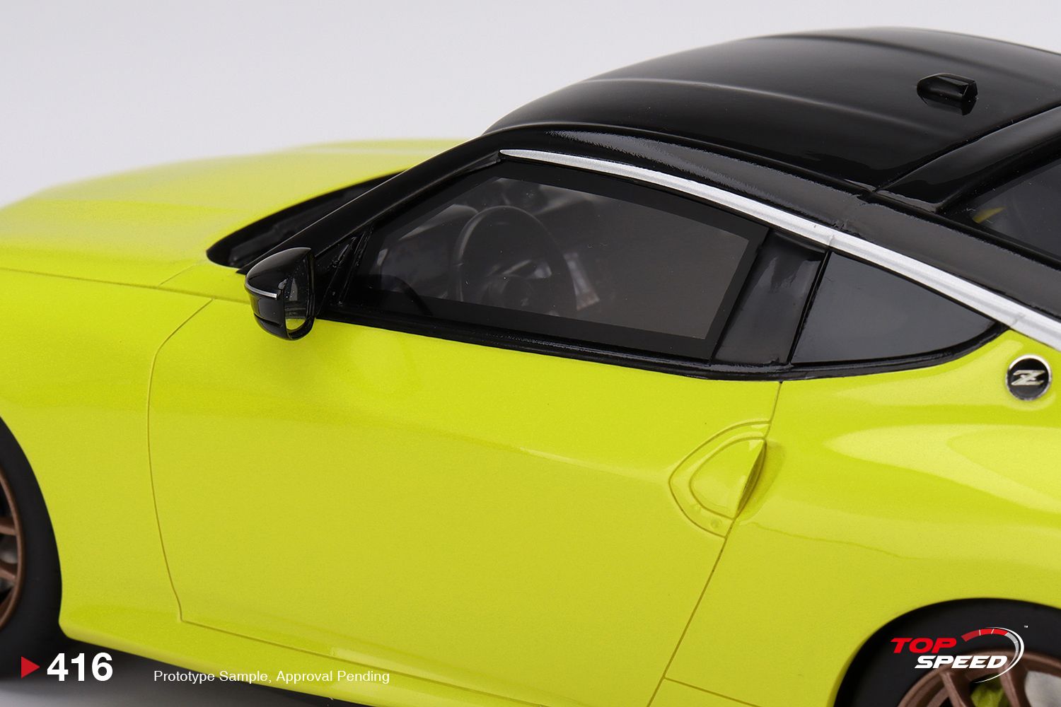 Nissan Z Proto Spec 2023 LHD Ikazuchi Yellow 1:18 TopSpeed Models
