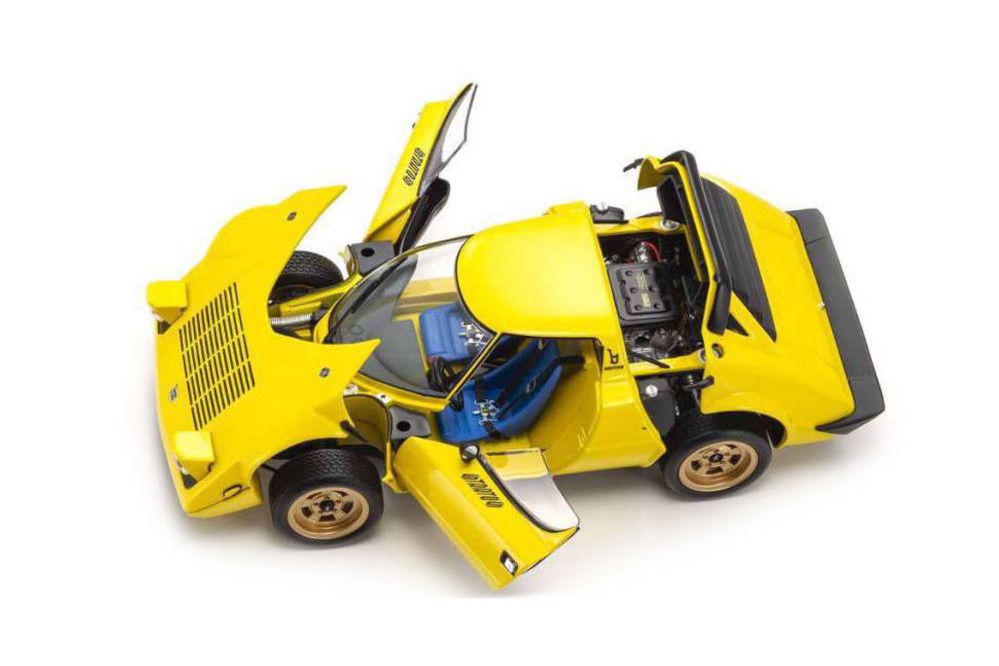 Lancia Stratos HF 1975 yellow 1:18 Kyosho