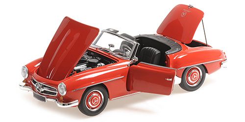 Mercedes-Benz 190 SL W121 1955 red 1:18 Minichamps 
