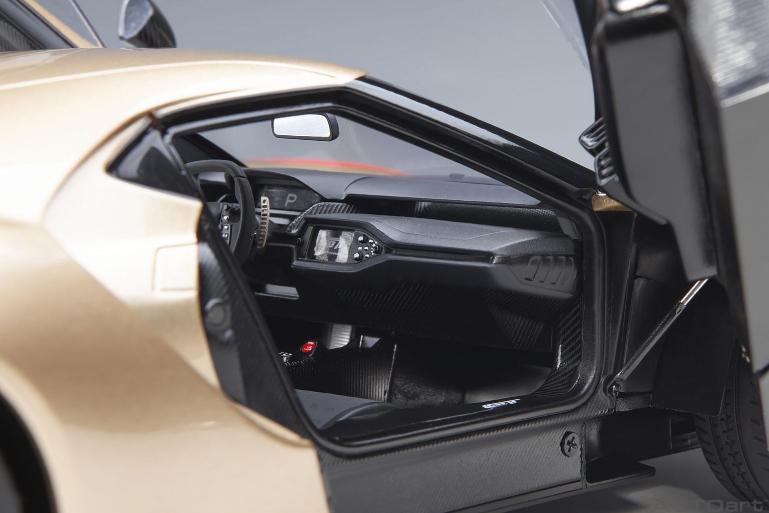 Ford GT 2022 64 Heritage Edition HOLMAN MOODY gold/red/white 1:18 AUTOart