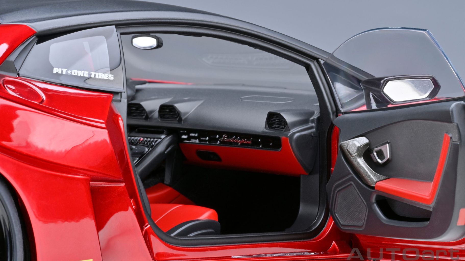 Liberty Walk LB Silhouette Works Lamborghini Huracan GT 2019 metallic red 1:18 AUTOart