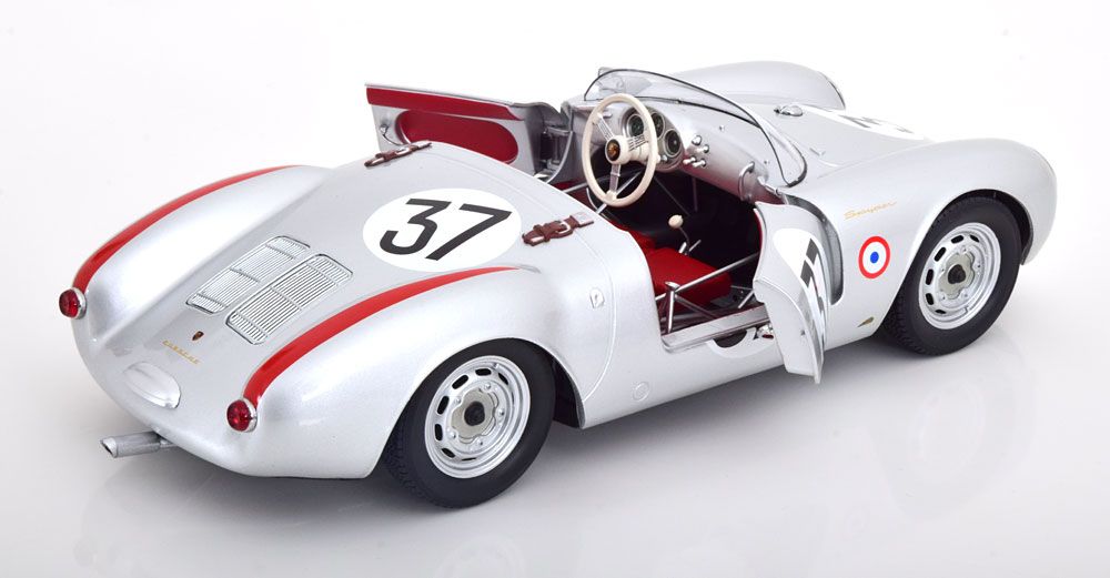 Porsche 550 RS Spider 1.5L Team Porsche KG #37 Polensky/von Frankenberg 24H Le Mans 1955 1:12 KK Scale