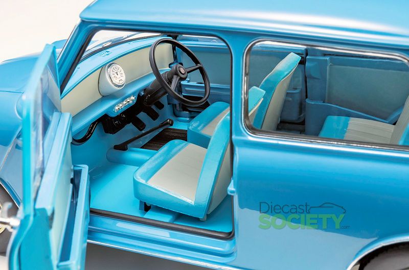 Morris Mini Minor 1964 clipper blue 1:18 Kyosho