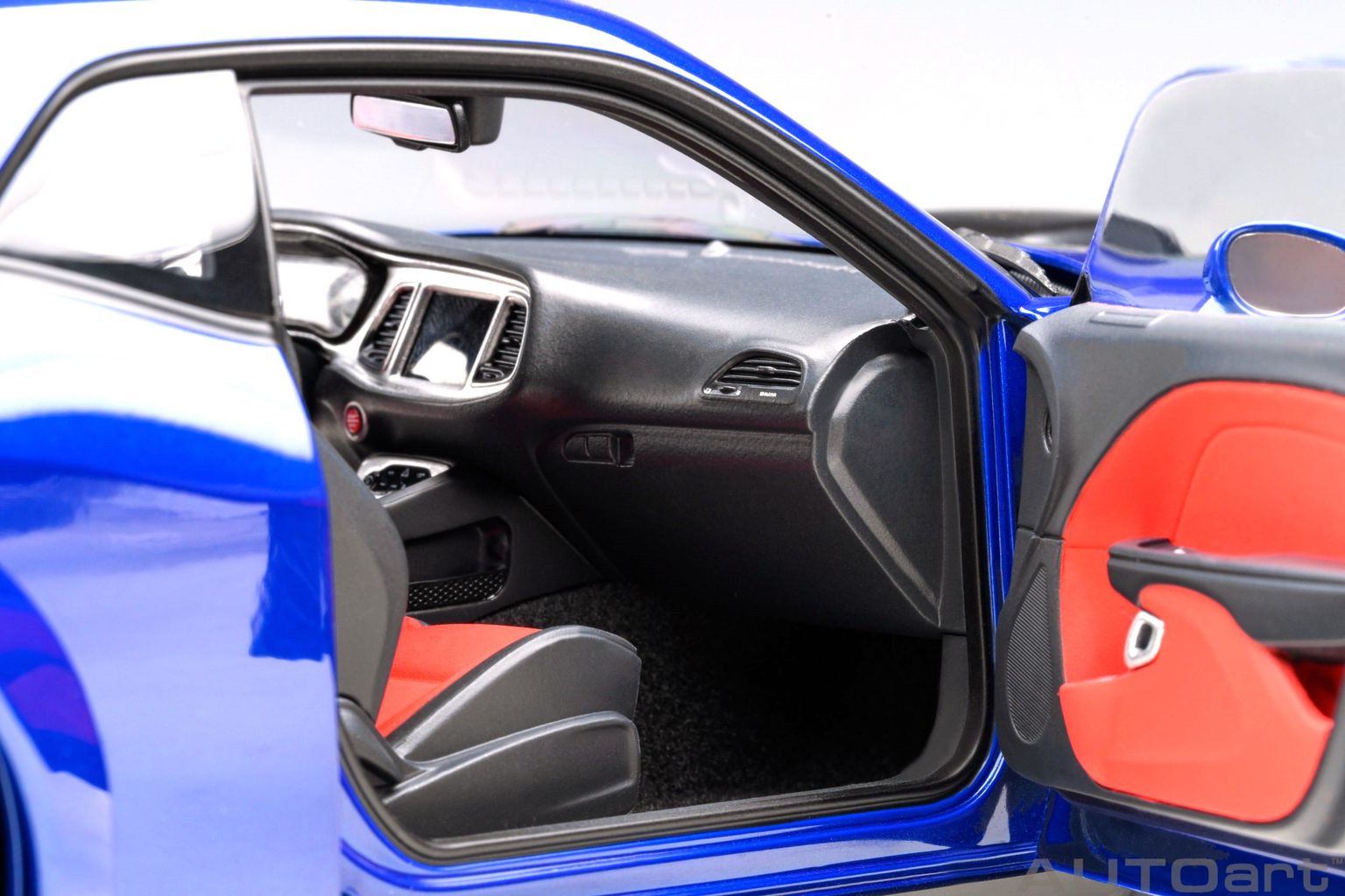 Dodge Challenger R/T Scat Pack Shaker Widebody 2022 indigo blue 1:18 AUTOart 