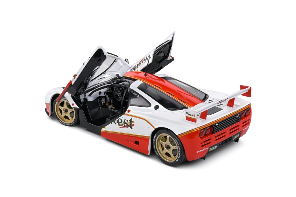 McLaren F-1 GTR BMW V12 Team West #8 Nielsen/Bscher BPR GT Endurance 1995 1:18 Solido