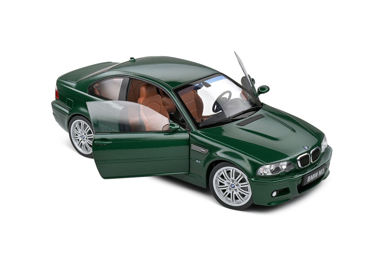 BMW 3-Series M3 E46 Coupe 2000 green 1:18 Solido