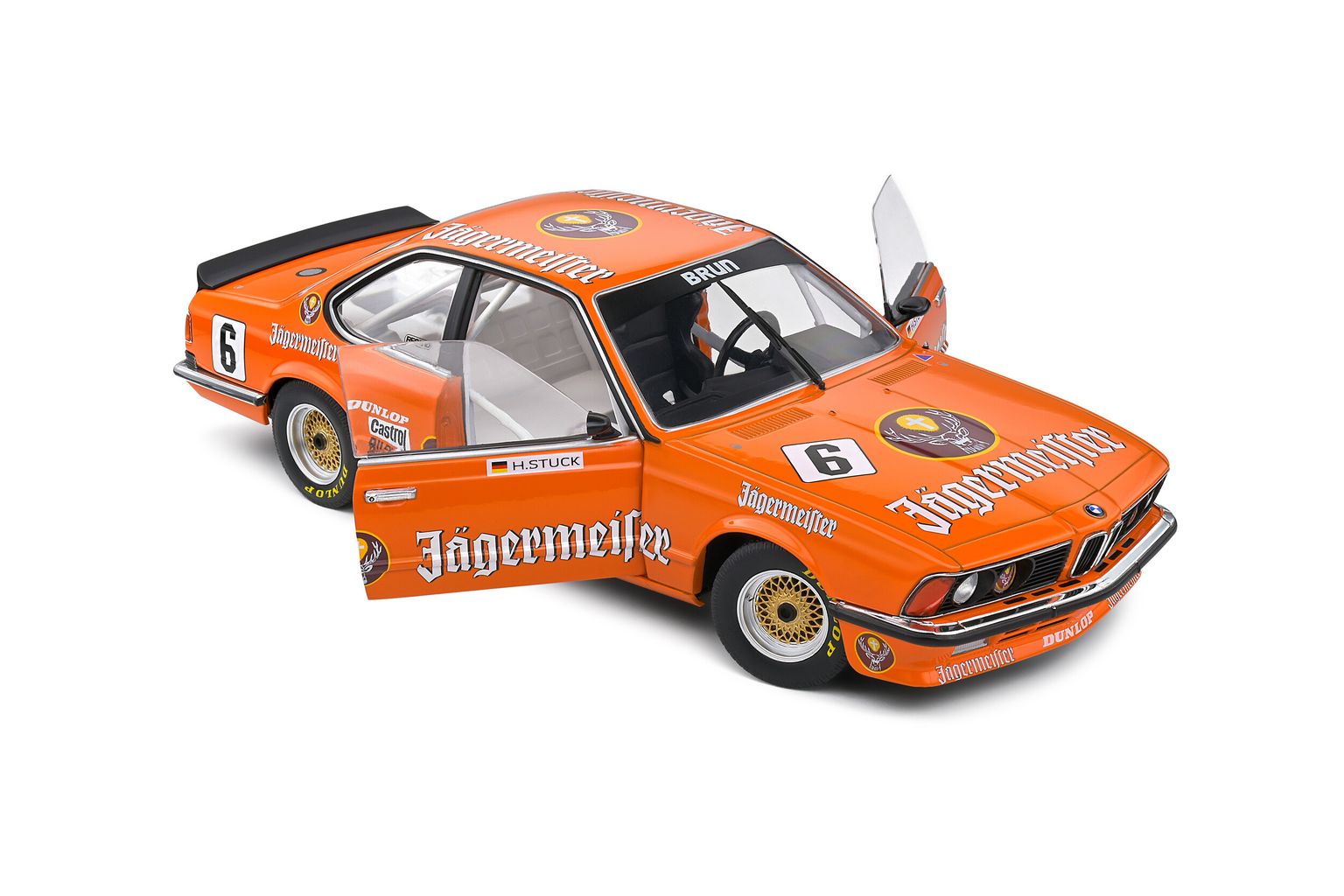 BMW 635 CSi E24 Jägermeister #6 H.J.Stuck European Touring Car Championship 1984 1:18 Solido
