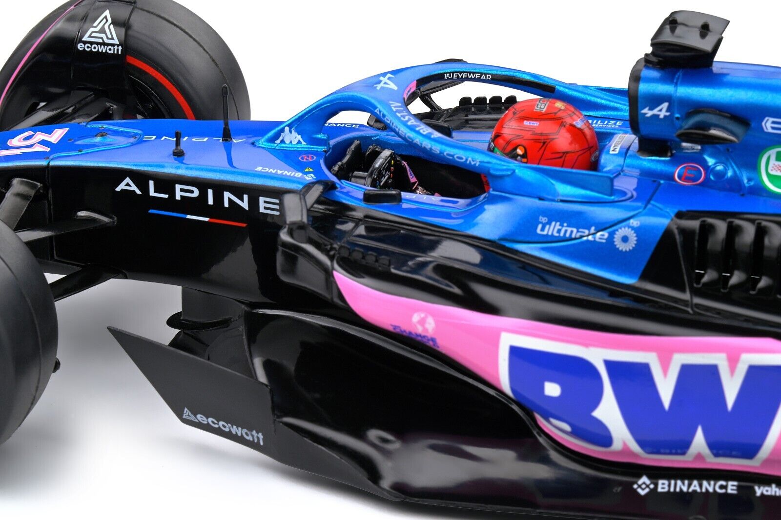 Renault F1 A523 Team BWT Alpine #31 E.Ocon 3rd Monaco GP 2023 1:18 Solido