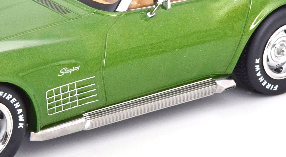 Chevrolet Corvette C3 1972 light green metallic 1:18 KK Scale