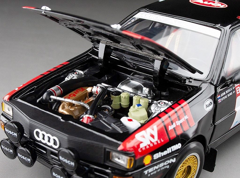Audi Quattro A2 #5 Bosch/Bond Circuit des Ardennes 1986 1:18 Sun Star
