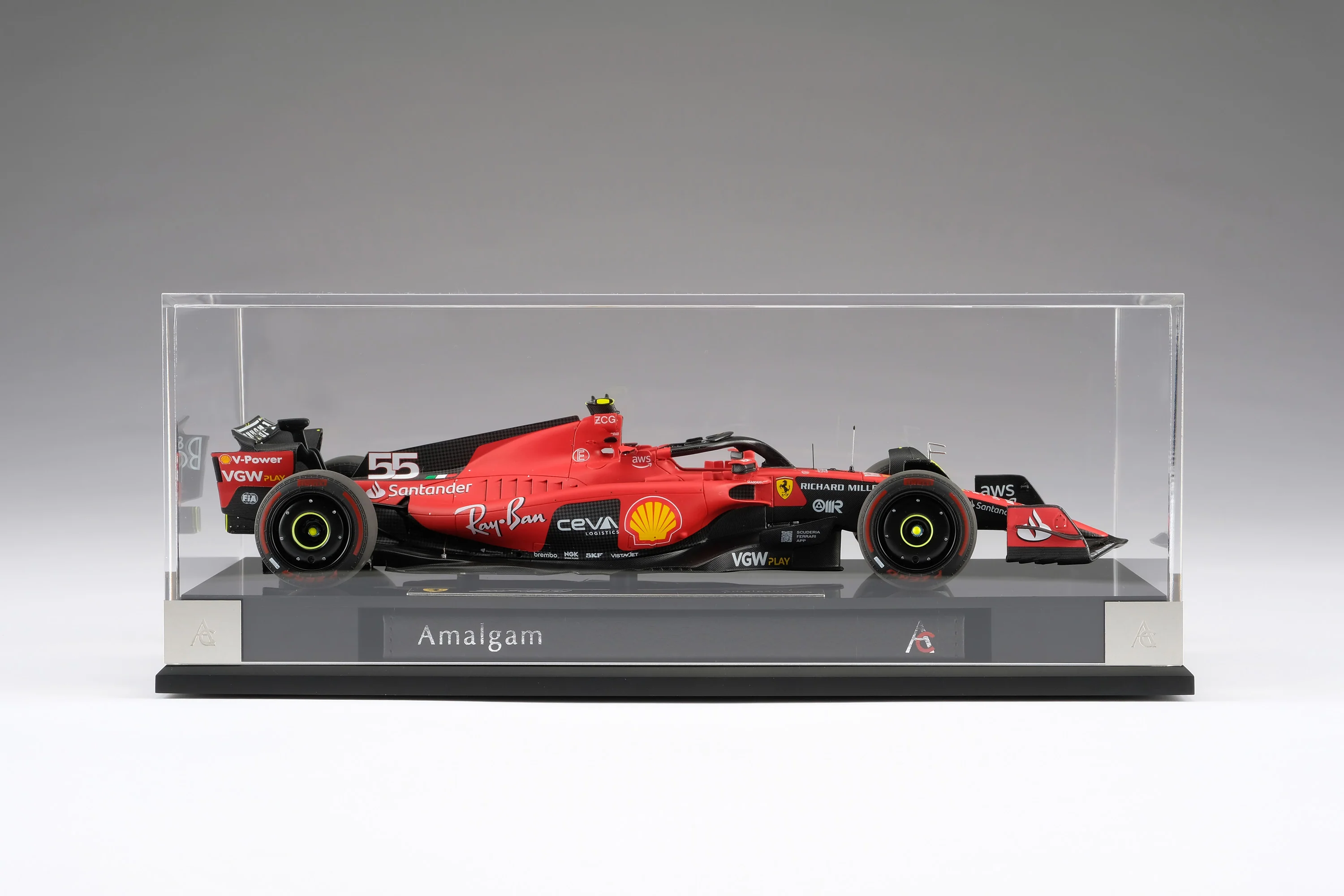 Ferrari F1 SF 23 #55 Carlos Sainz Season 2023 1:18 Amalgam
