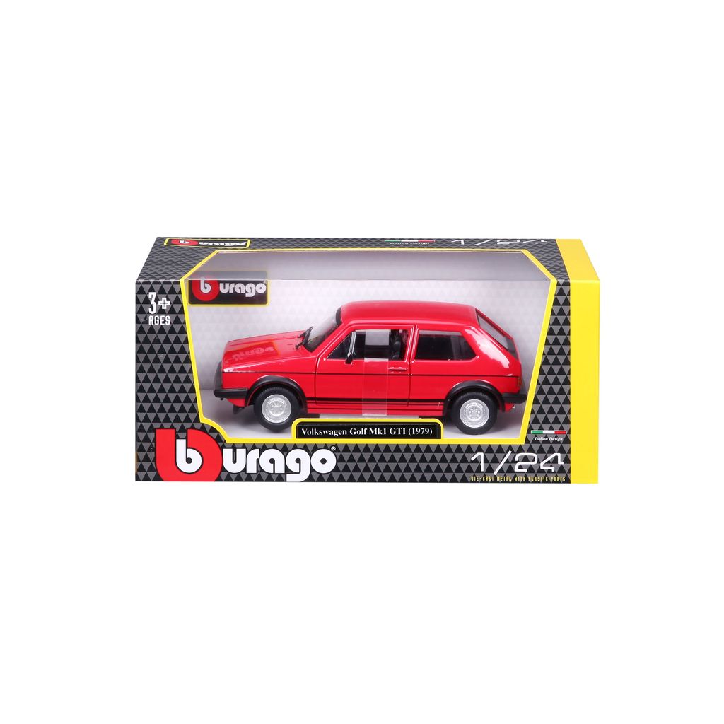 Volkswagen Golf MKI 1979 red 1:24 Bburago