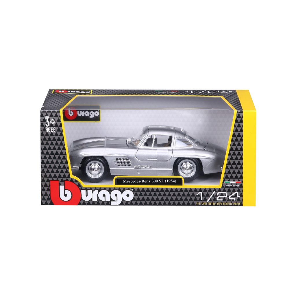 Mercedes-Benz 300 SL 1954 silver 1:24 Bburago
