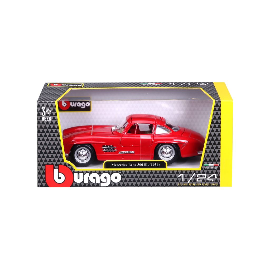 Mercedes-Benz 300 SL 1954 red 1:24 Bburago
