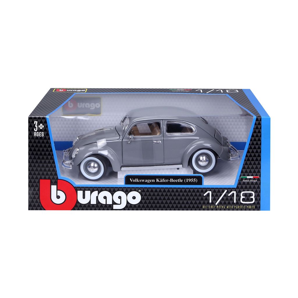 Volkswagen Kafer 1955 grey 1:18 Bburago