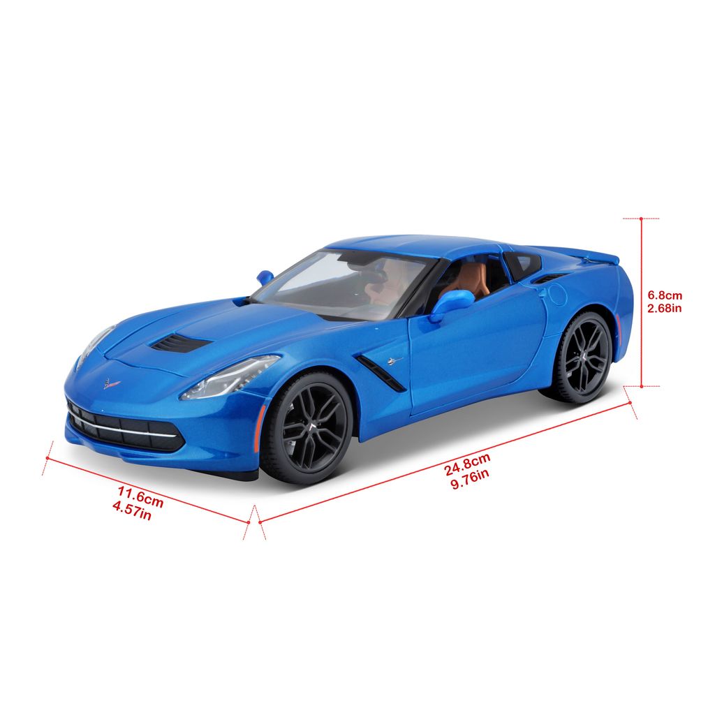 Chevrolet Corvette Stingray Z51 2014 blue 1:18 Maisto