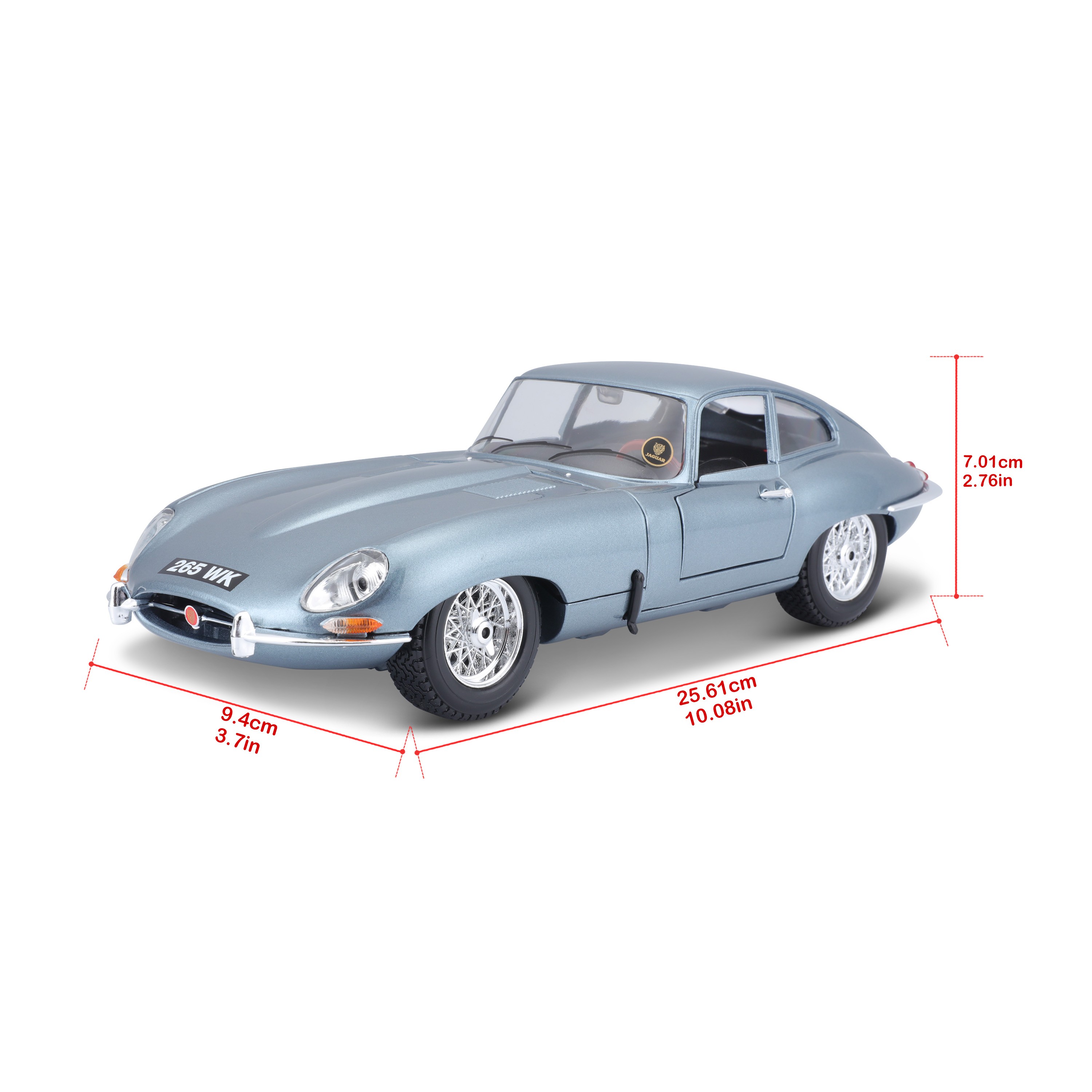 Jaguar E Type Coupe 1961 blue 1:18 Bburago