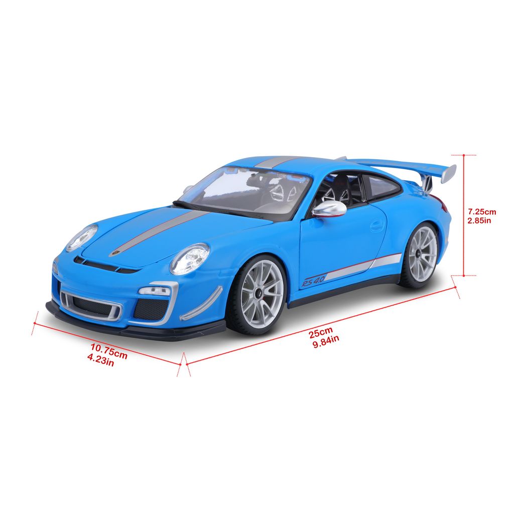Porsche 911 GT3 RS 4.0 2012 blue 1:18 Bburago