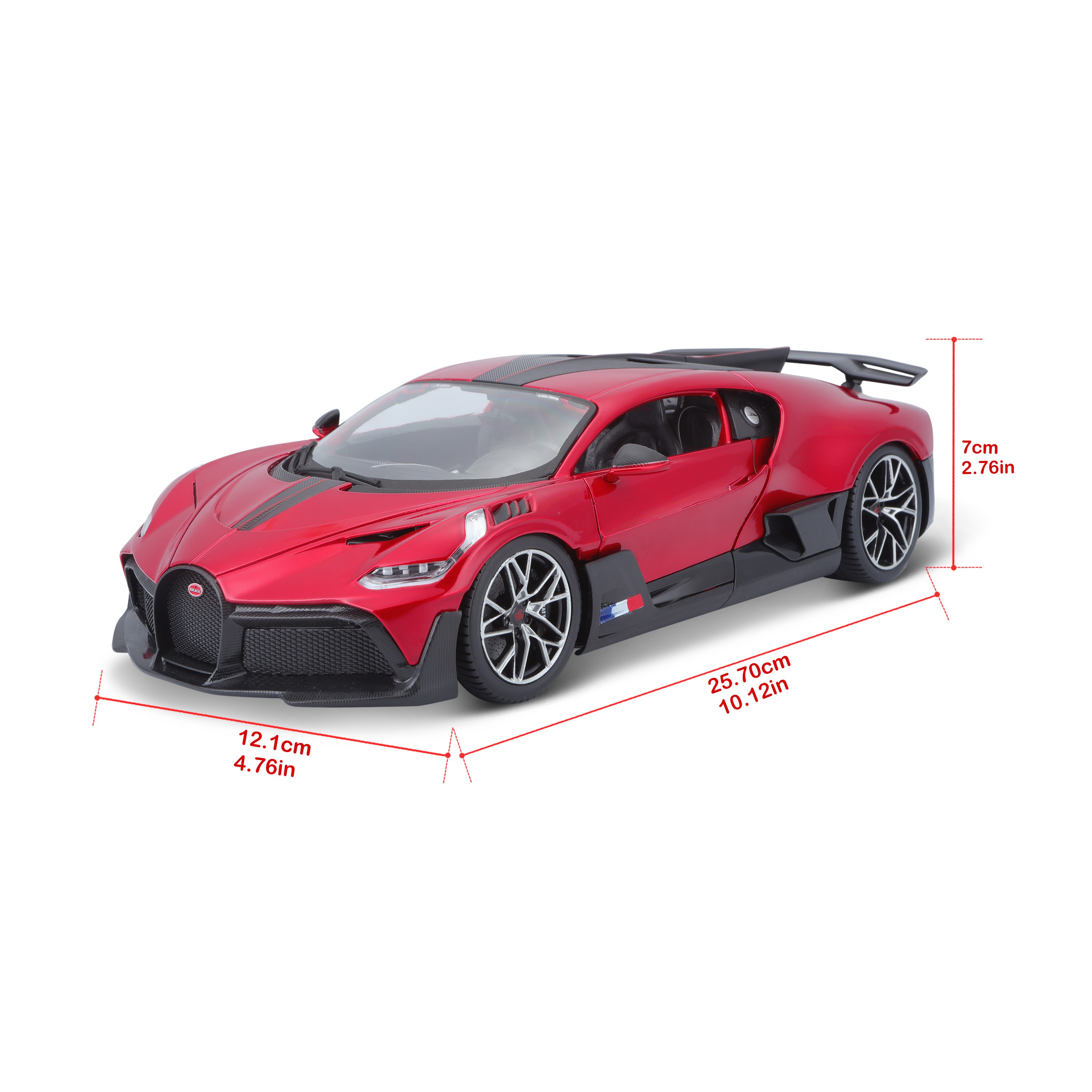 Bugatti DIVO 2018 red 1:18 Bburago