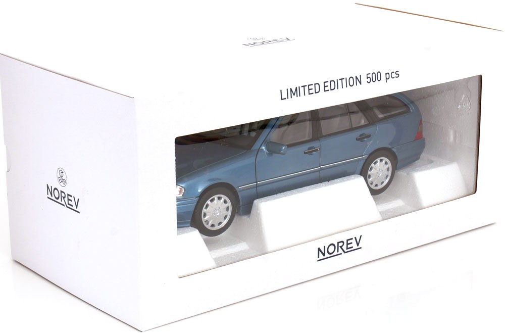 Mercedes-Benz C Klasse W202 Kombi 1997 blue 1:18 Norev