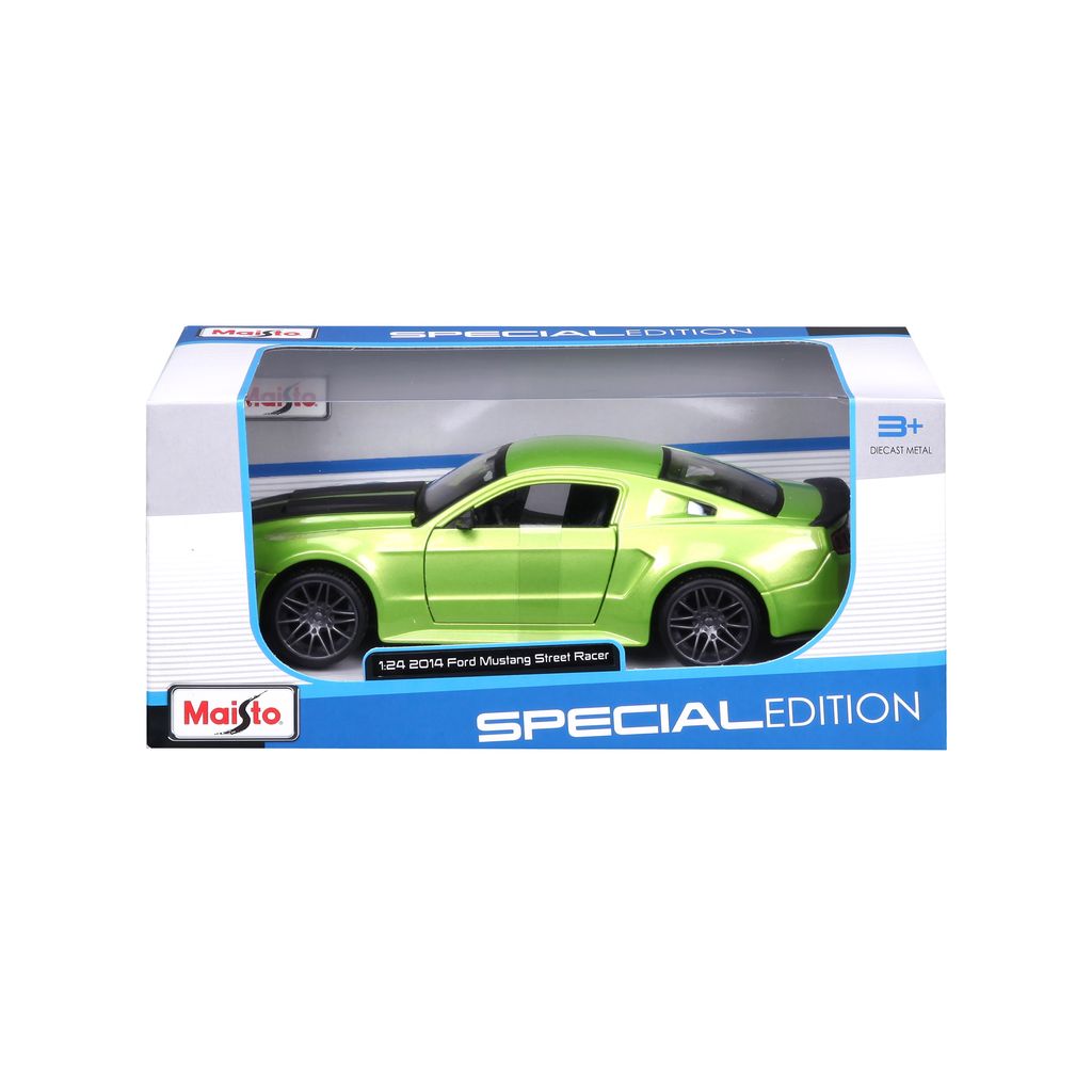 Ford Mustang street racer 2014 green 1:24 Maisto