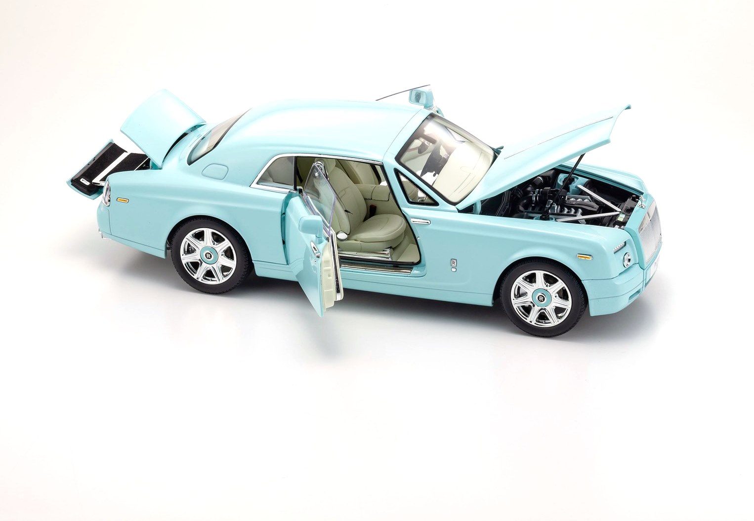Rolls Royce Phantom Coupe 2-Door 2008 turquoise 1:18 Kyosho