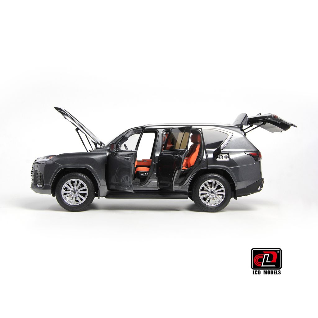 Lexus LX600 2024 grey 1:18 LCD Model