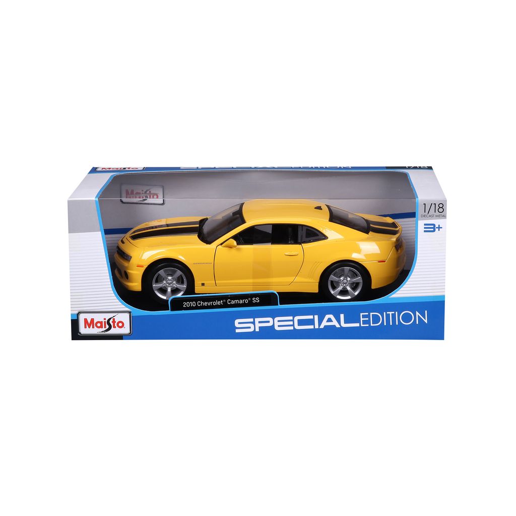 Chevrolet Camaro SS RS 2010 yellow 1:18 Maisto