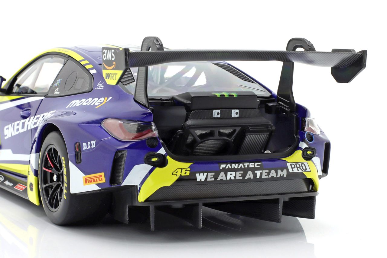 BMW M4 GT3 #46 Rossi/Martin First Podium GTWCE Brands Hatch 2023 1:18 Minichamps