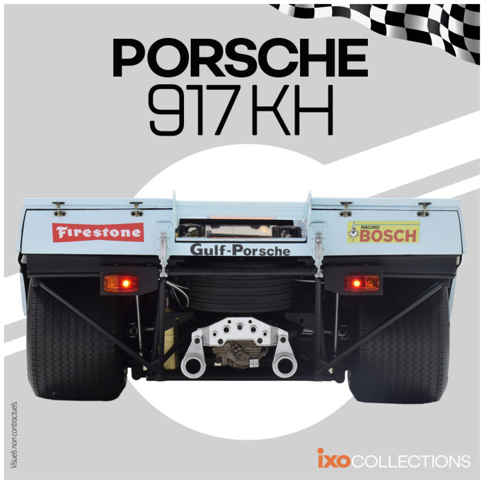 Porsche 917K #20 Gulf 24H Le Mans 1970 1:8 Ixo Models 
