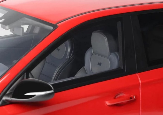 Prior Design Hyundai I30 N 2021 engine red 1:18 OttOmobile