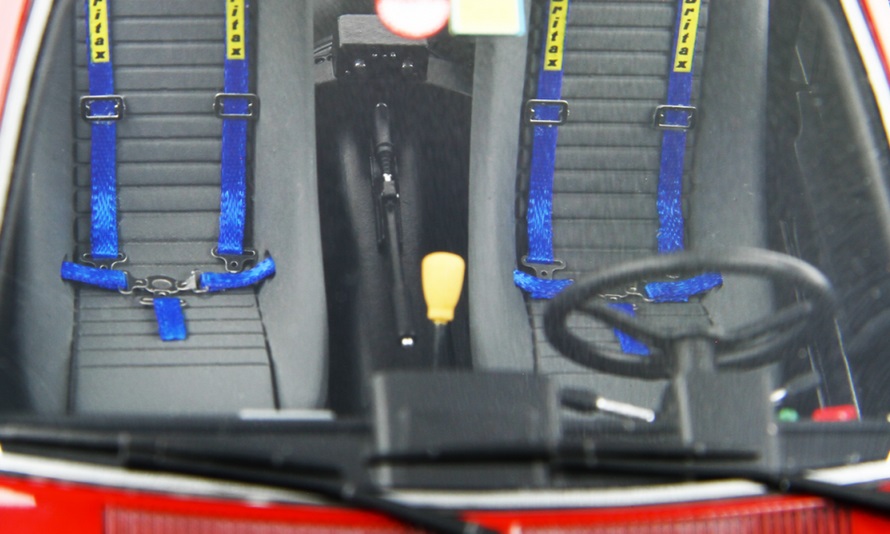 Alfa Romeo Alfetta Gr.2 #6 Autodelta Rally dell'Elba 1975 Gigli - Ballestrieri 1:18 Laudoracing Model