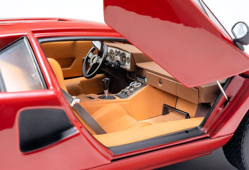 Lamborghini Countach LP400 1974 red 1:18 Kyosho