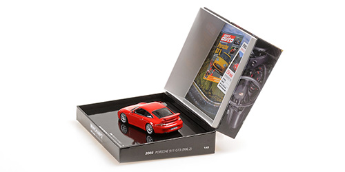 Porsche 911 GT3 Sport Auto 2003 red 1:43 Minichamps