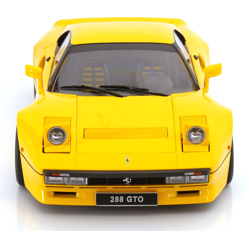 Ferrari 288 GTO 1984 yellow 1:12 KK Scale