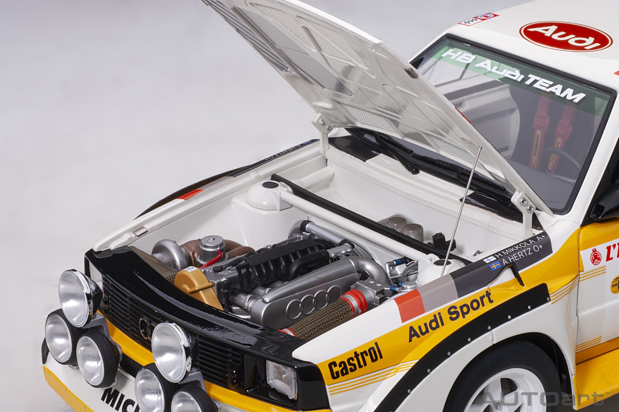 Audi Sport Quattro S1 #6 Rally Monte Carlo 1986 Mikkola/Hertz 1:18 AUTOart