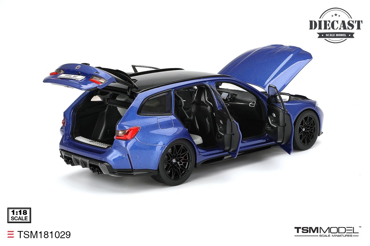 BMW M3 Touring G81 2023 Portimao blue metallic 1:18 TSM Model