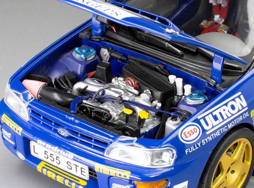 Subaru Impreza 555 #1 Colin McRae Winner Memorial Bettega 1993 blue 1:18 Sun Star