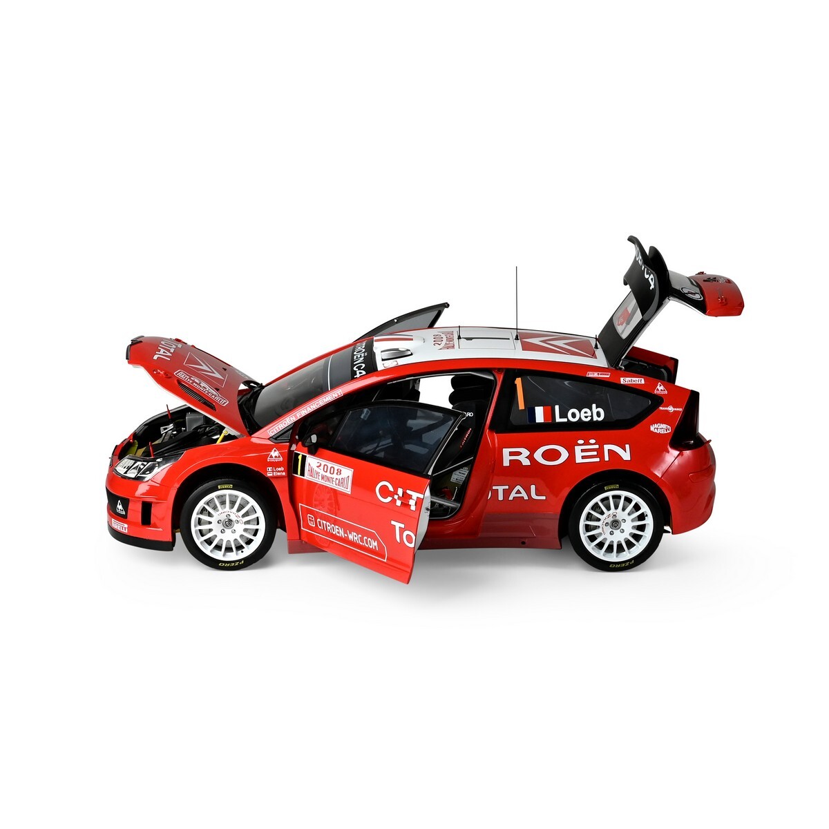 Citroen C4 WRC 2008 #1 S.Loeb Rally Monte Carlo 2008 1:8 Ixo Models
