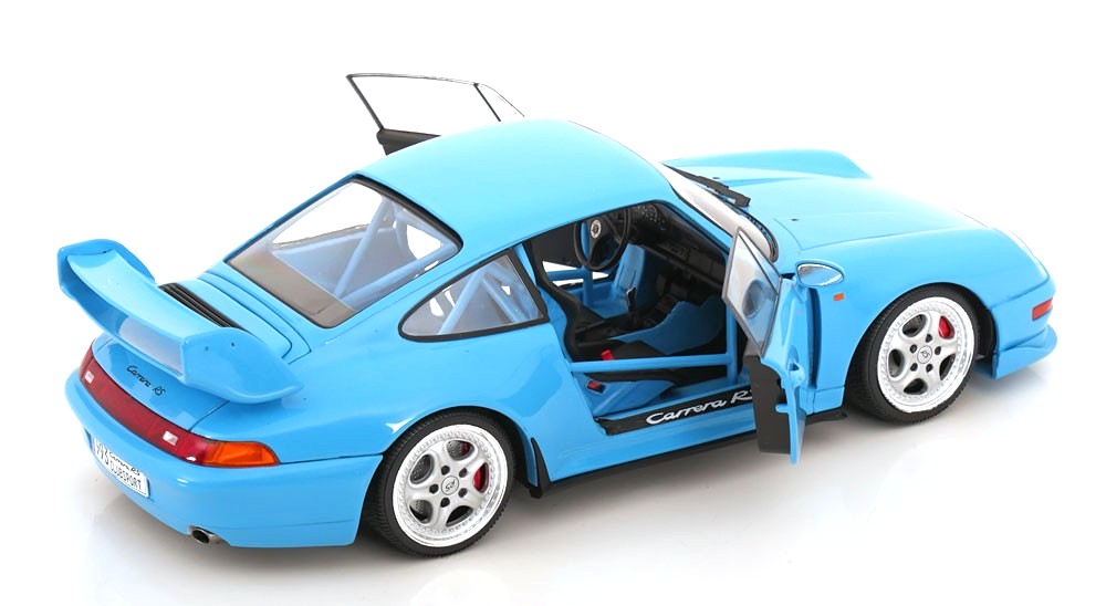 Porsche 911 (993) Clubsport Coupe 1997 blue 1:18 Solido