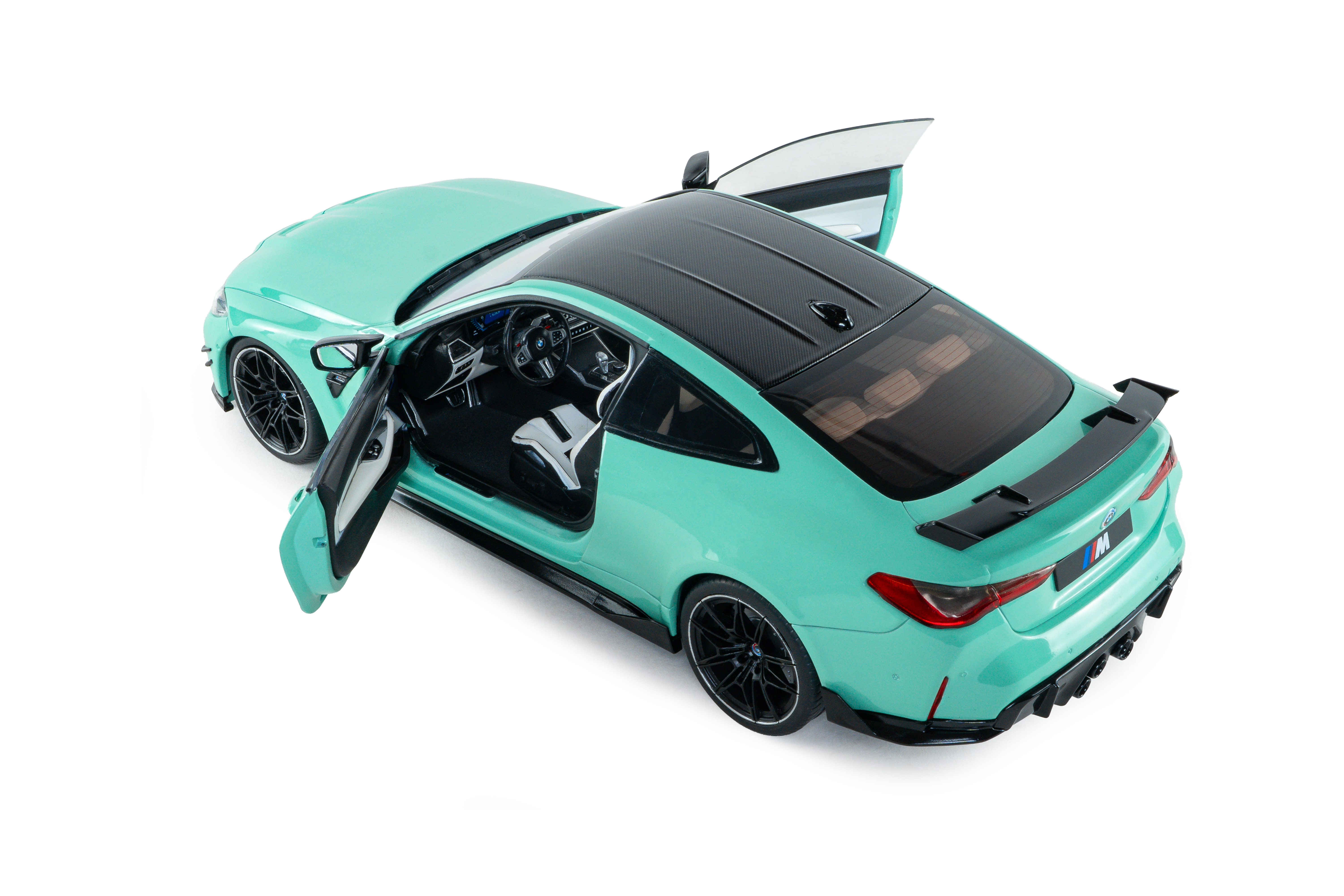 BMW M4 Performance Parts Solido Works 2025 turquoise 1:18 Solido