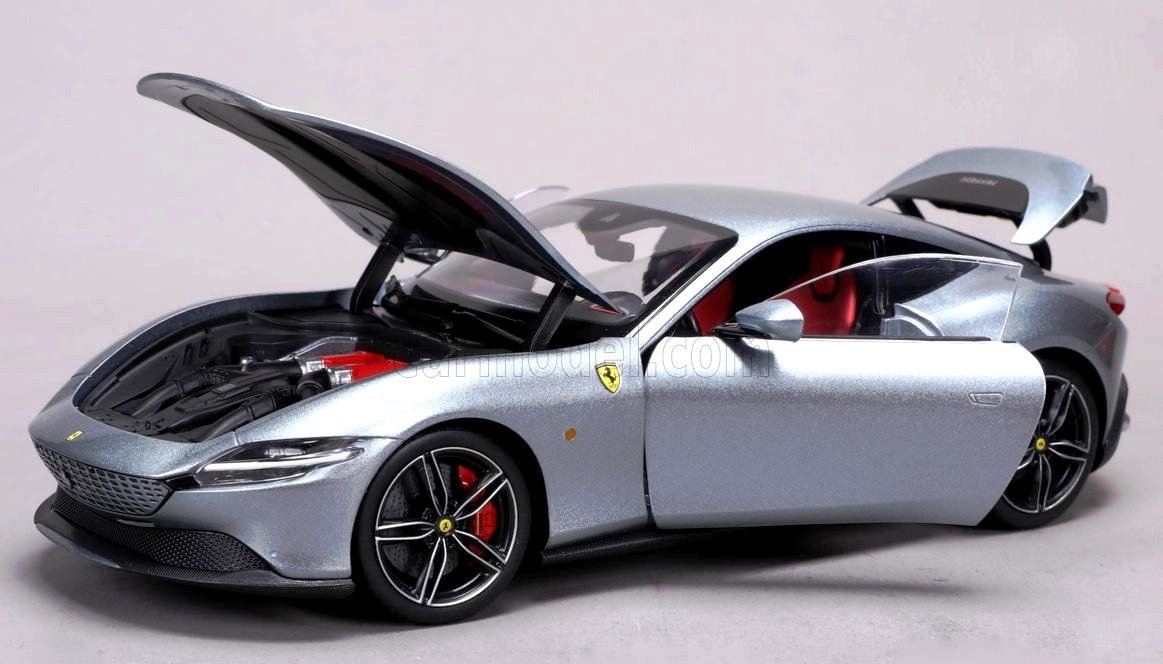 Ferrari Roma 2019 grigio titanio 1:18 Polistil
