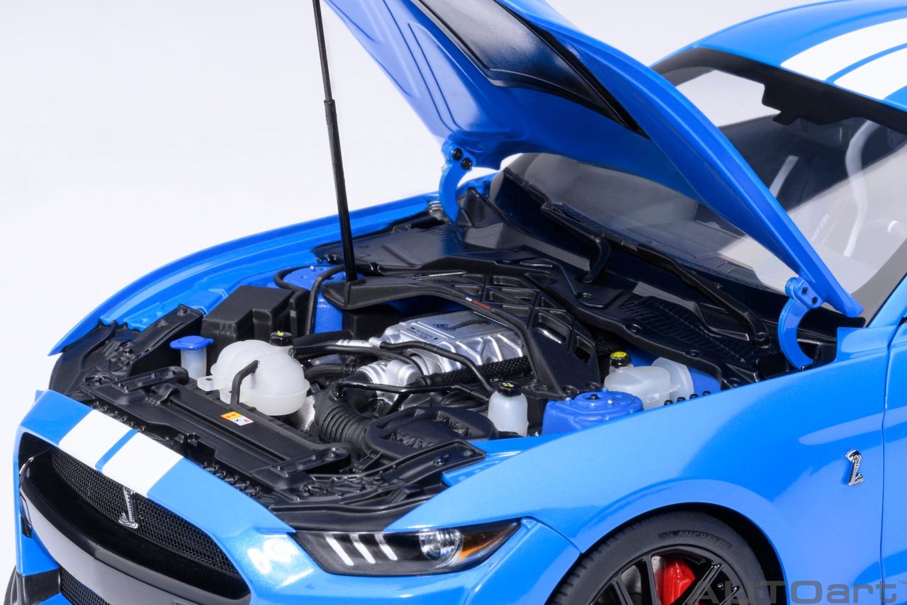 Ford Mustang Shelby GT500 Coupe 2023 grabber blue 1:18 AUTOart