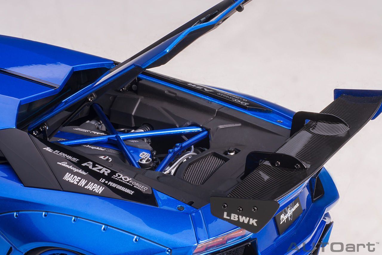 LB-Works Lamborghini Aventador Limited Edition hyper blue 1:18 AUTOart