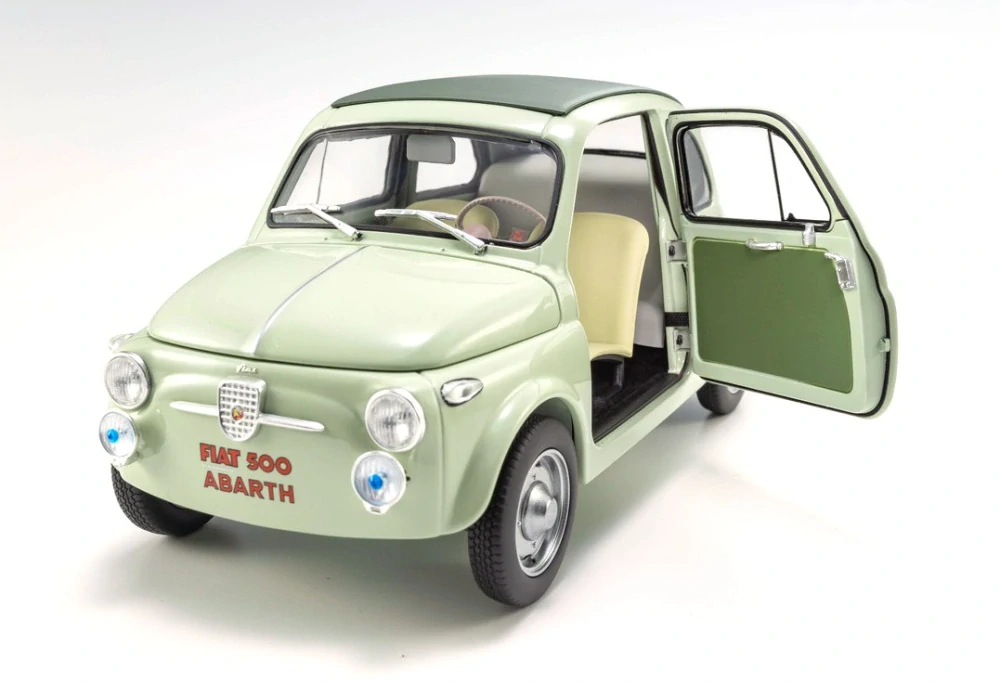 Fiat 500 Abarth Record 1958 green 1:18 Kyosho
