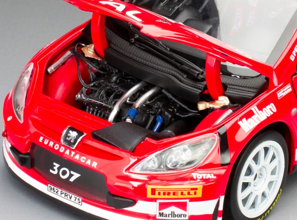 Peugeot 307 WRC #1 Gronhölm/Rautiainen Winner Rally Japan 2005 1:18 Sun Star