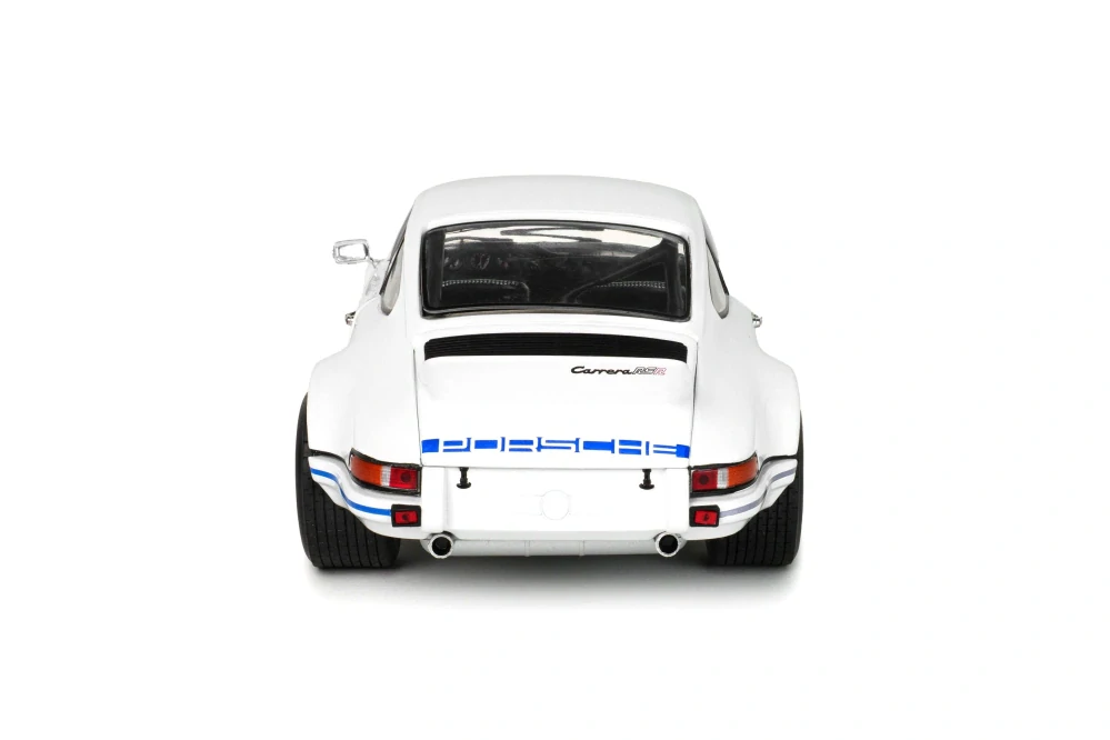 Porsche 911 RSR 1973 white/blue carrera stripes 1:18 Solido