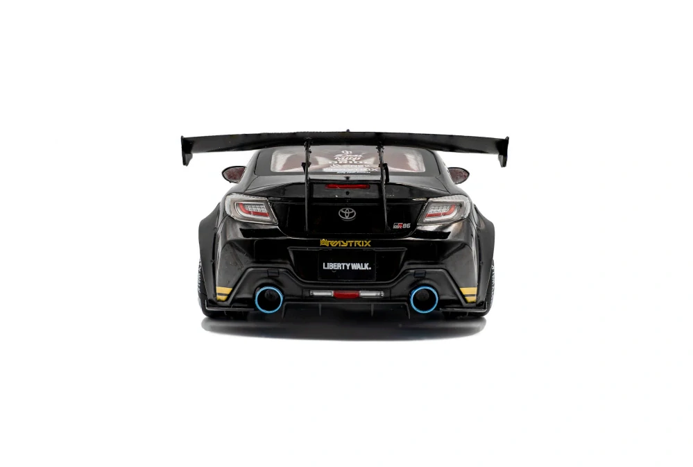 Toyota GR86 Liberty Walk Body Kit 2024 black/gold 1:18 Solido